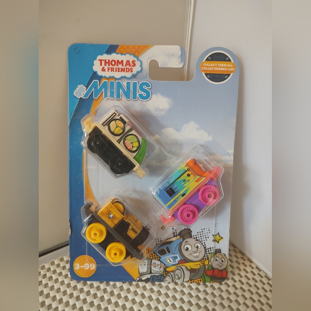 Thomas and Friends Minis: Stephen, Sushi Spencer, Rainbow Shane Arc-En-Ciel NWT